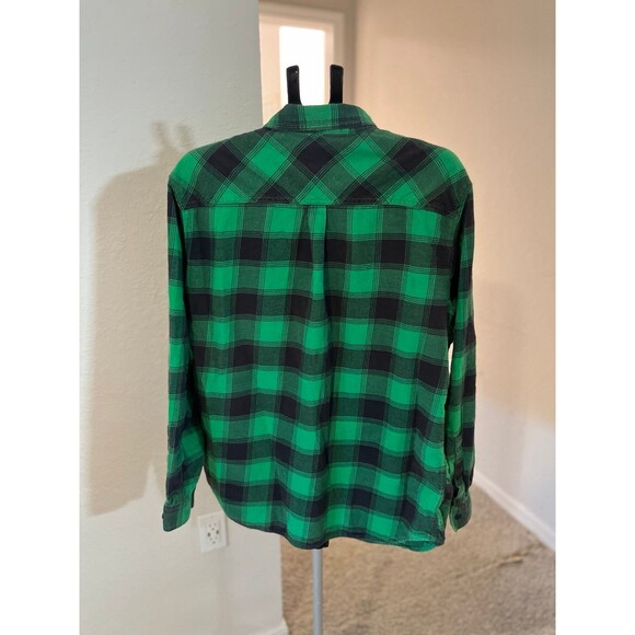 University of Notre Dame Fighting Irish Green & Blue Columbia Flannel Men’s XL - Picture 5 of 9